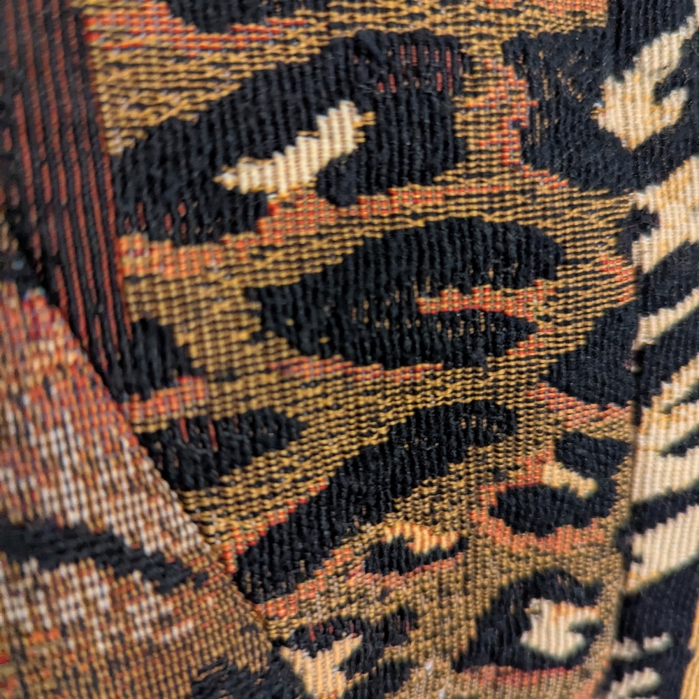 Vintage 1980s Villa Factory Cheetah Tiger Print Blazer Jacket - Picture 7 of 8